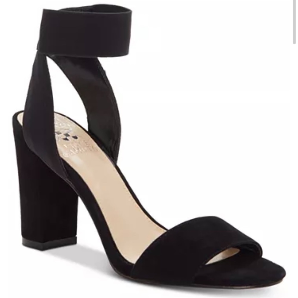 Vince Camino Citriana Suede Block Heel Sandals